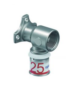 Uponor S-PRESS muurplaat r.fl.kort 25x3/4"bi