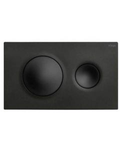 Viega Prevista Visign bedieningspaneel closet/urinoir Zwart Mat