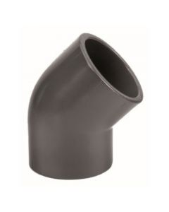 Druk knie 45°  63 mm. PN16     