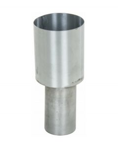 Verloop 80/100mm zink