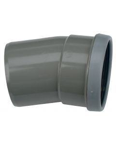 Pvc m-bocht 30° SN8 GR 110mm m/s