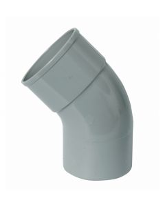 Pvc hwa bocht 45° 70mm m/s