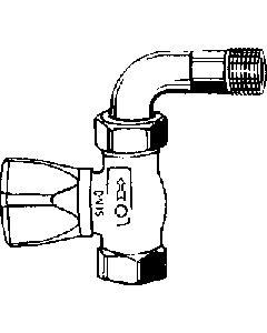 Heimeier rad. kraan+bocht 1/2