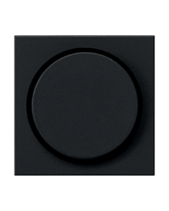 Gira inzpl+knop dimmer zwart M