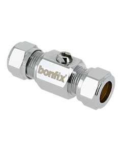 Bonfix kogelkraan ballofix chr. 22mm v.tapwater