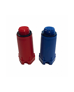 Afdrukplug 1/2" 80mm Rood