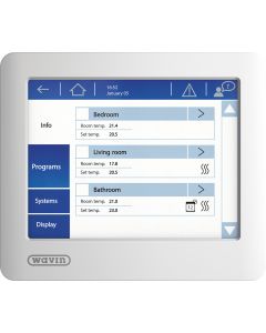Sentio LCD display voor inregeling