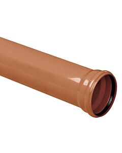 Pvc U-3 buis komo 315x9.6mm SN8 BRUIN L=5 (p/mtr)