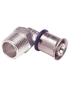 Tigris pers knie puntstuk 14mm x1/2" bu